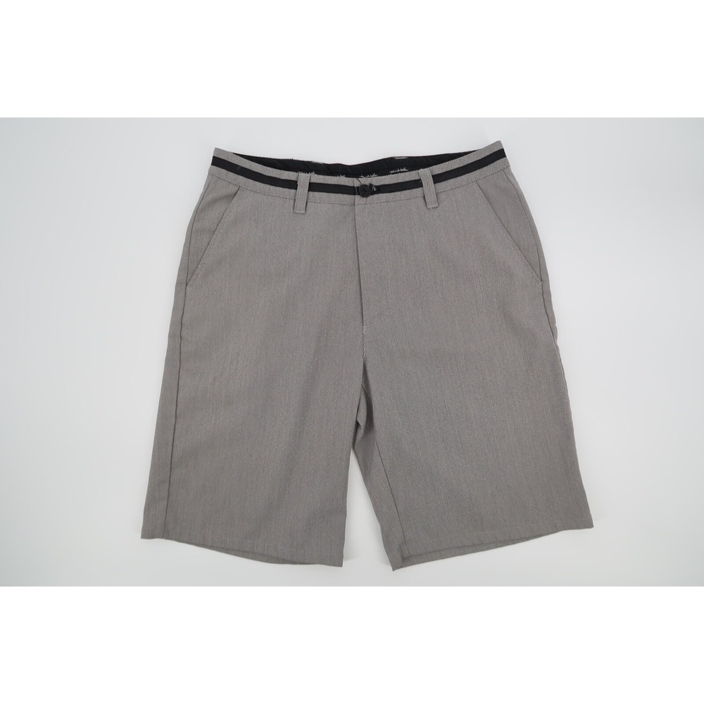 Travis Mathew Mens 32 Gray Performance Golf Shorts Flat Front‎ Stretch